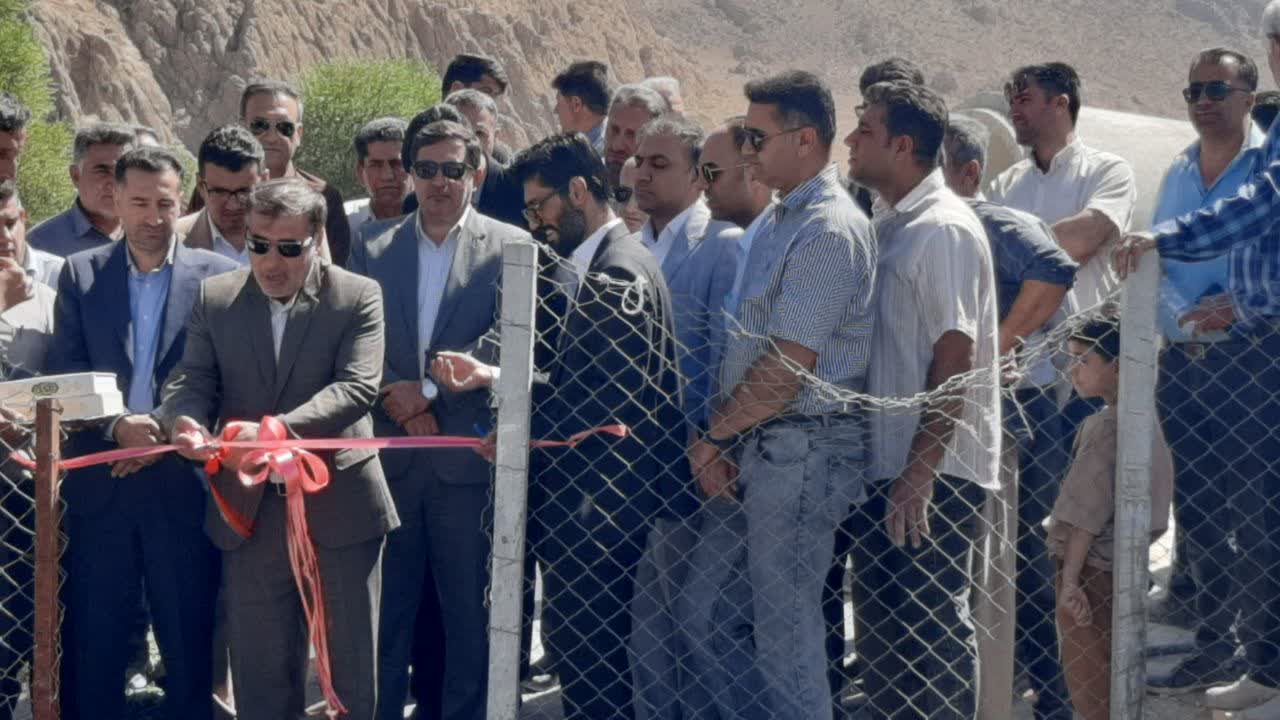 افتتاح طرح آبیاری نوین در سطح ۱۲۳ هکتار