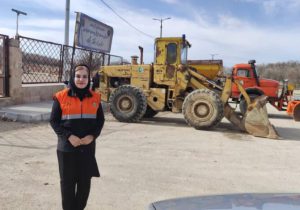 انتصاب یک بانو بعنوان رییس راهداری یک شهرستان در فارس