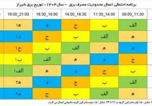 خاموشی های زمانبندی شده برای حفظ پایداری شبکه اعمال می‌شود