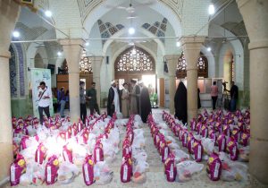 توزیع ۵ هزار بسته معیشتی در حرم سیدعلاءالدین حسین(ع)