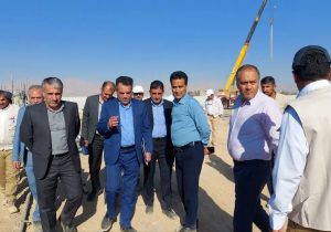 ​بازدید میدانی از روند پیشرفت طرح‌های فاضلاب شرق فارس